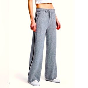 NWT Sofia Cashmere wide leg Lounge trousers / Grey XL